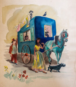 dessin Aquarelle Albert du Mesnildot