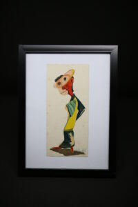 petite aquarelle sous cadre